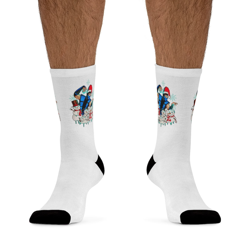Sub Zero X-mas (White) Socks