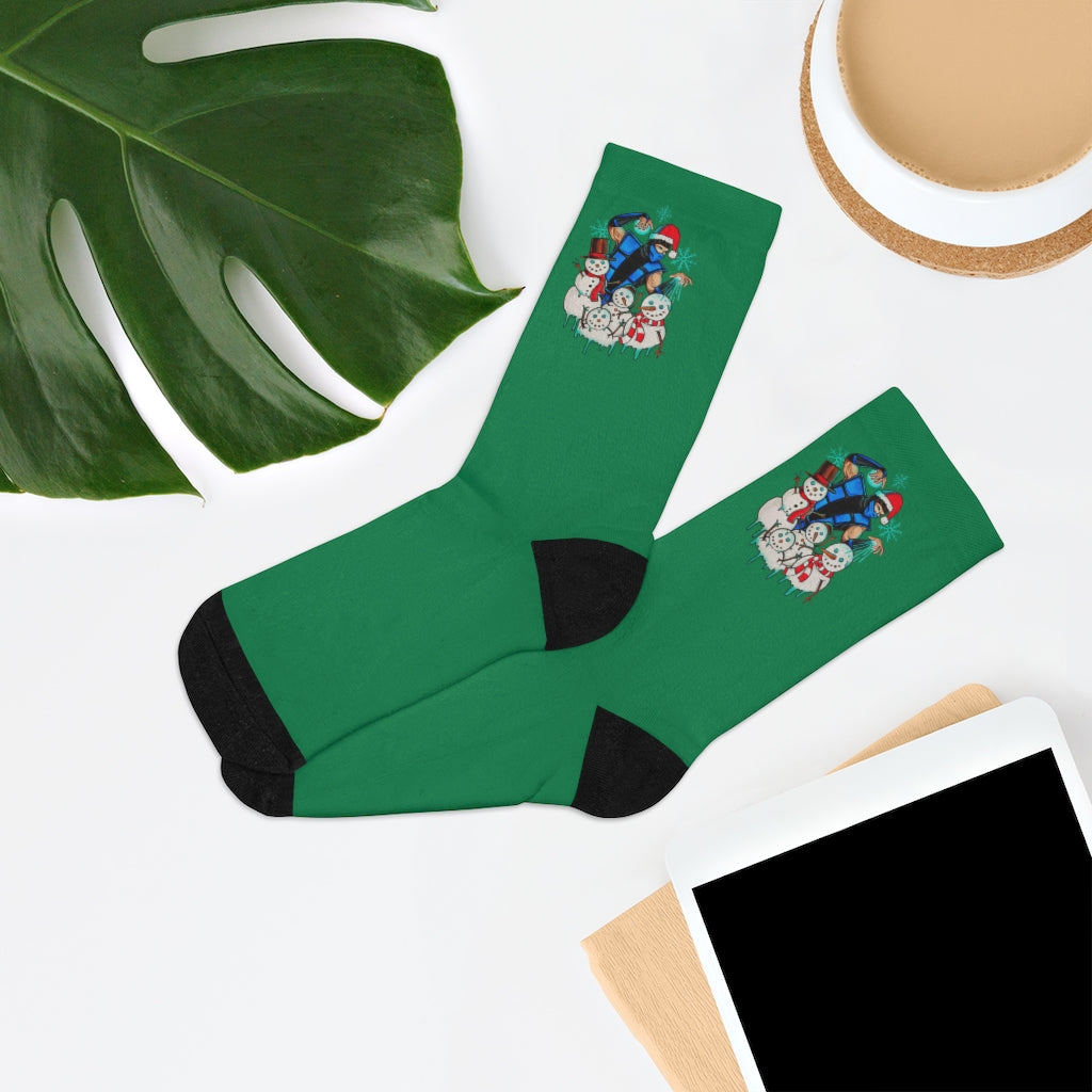 Sub Zero X-mas (Green) Socks