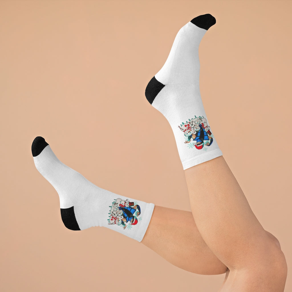 Sub Zero X-mas (White) Socks