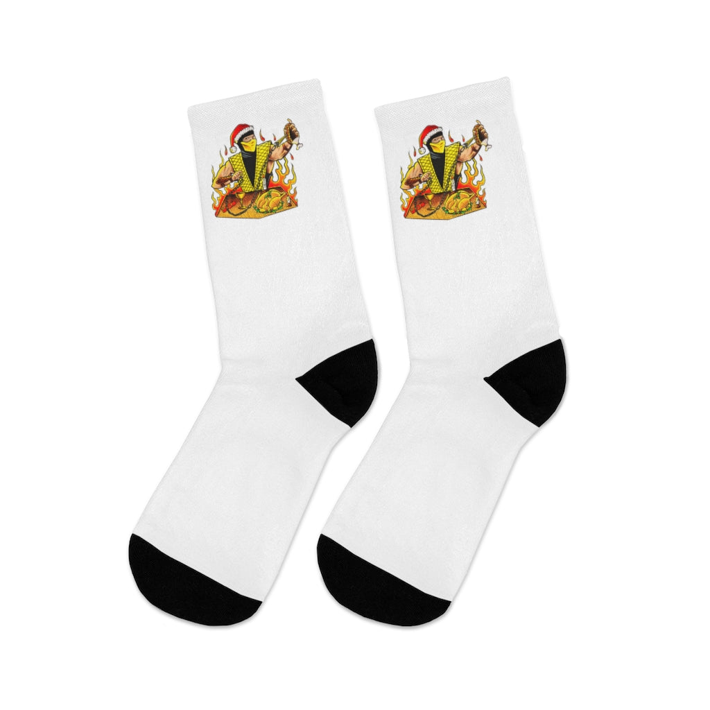 Scorpion X-mas (White) Socks