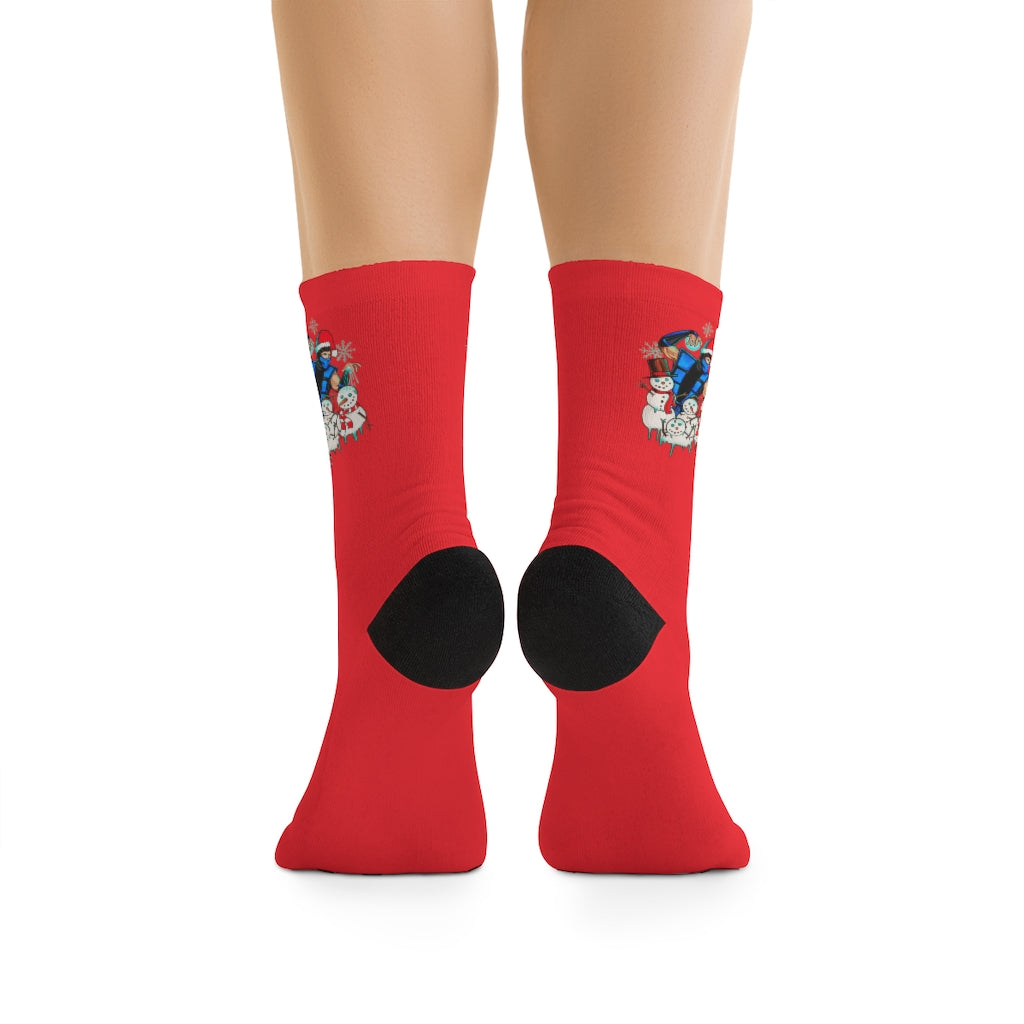 Sub Zero X-mas (Red) Socks